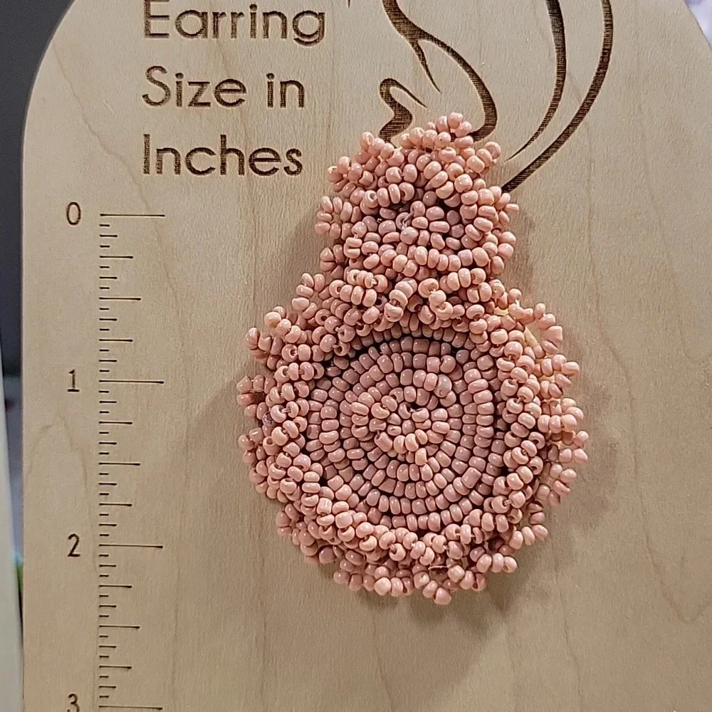 🔥LAST PAIR🔥 Seed Bead Embellished Drop Earrings